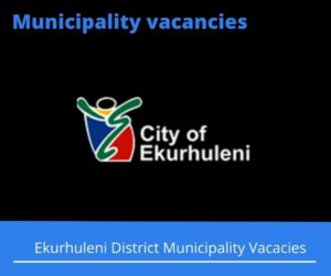 Supply Chain Management jobs in Municipalities 2024 Apply Online @ekurhuleni.gov.za