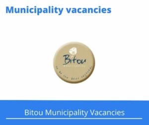 Bitou Municipality Manager Building Control vacancies 2024 @www.Bitou.gov.za