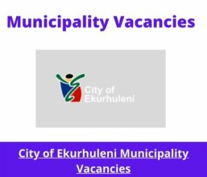 Ekurhuleni Social Worker Vacancies in Germiston 2024