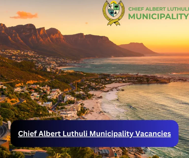 x1 Chief Albert Luthuli Municipality Vacancies 2025 @www.albertluthuli.gov.za Career Opportunities