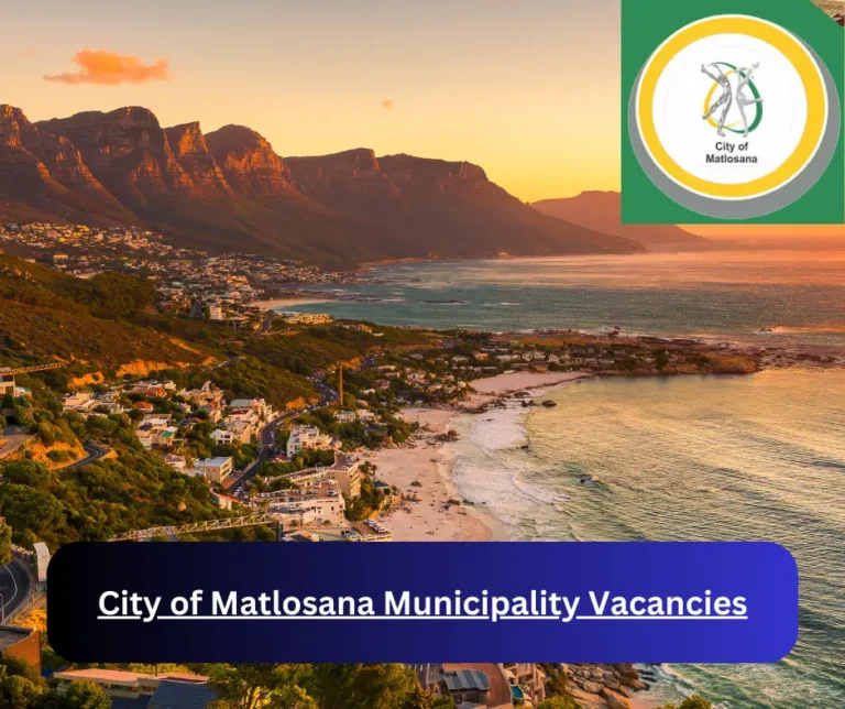 x1 City of Matlosana Municipality Vacancies 2025 @www.matlosana.gov.za Career Opportunities