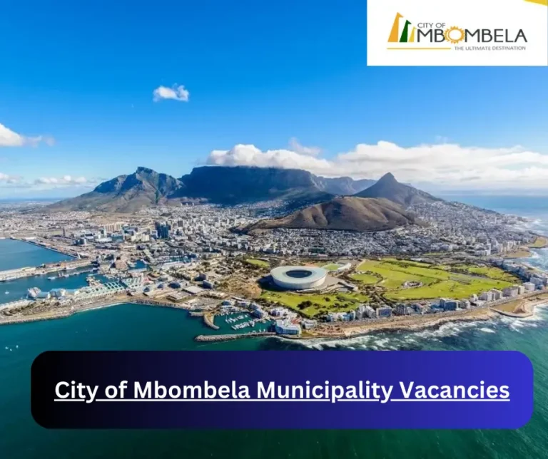 x1 City of Mbombela Municipality Vacancies 2025 @www.mbombela.gov.za Career Opportunities