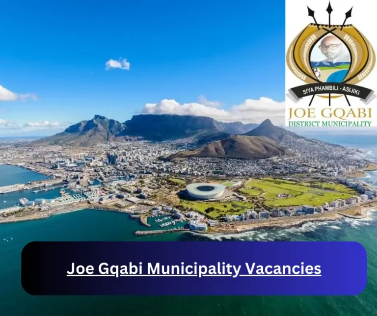 x3 Joe Gqabi Municipality Vacancies 2025 @jgdm.gov.za Career Opportunities