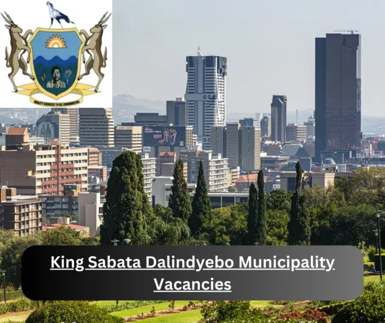 x1 King Sabata Dalindyebo Municipality Vacancies 2025 @ksd.gov.za Career Opportunities