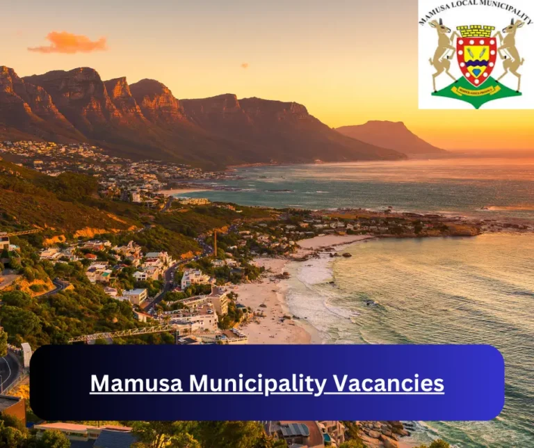 x1 Mamusa Municipality Vacancies 2025 @www.mamusa-lm.co.za Career Opportunities