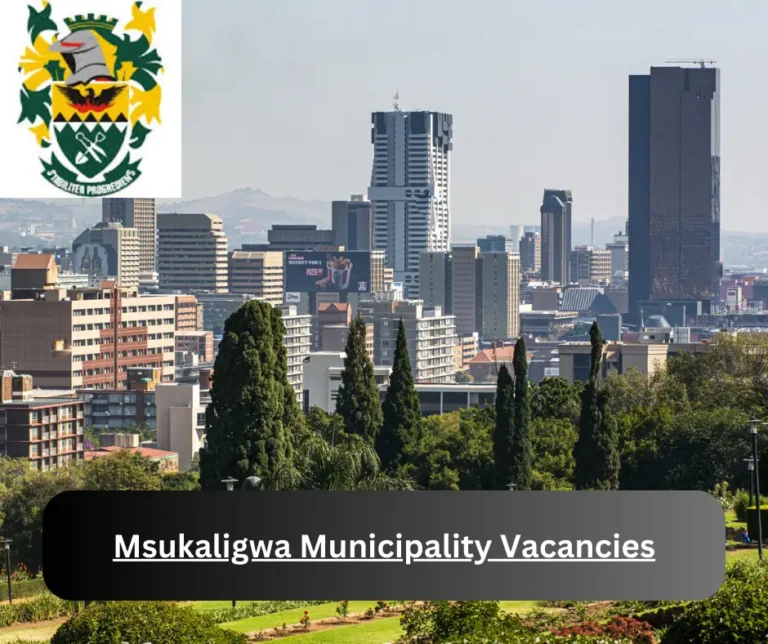 x1 Msukaligwa Municipality Vacancies 2025 @www.msukaligwa.gov.za Career Opportunities